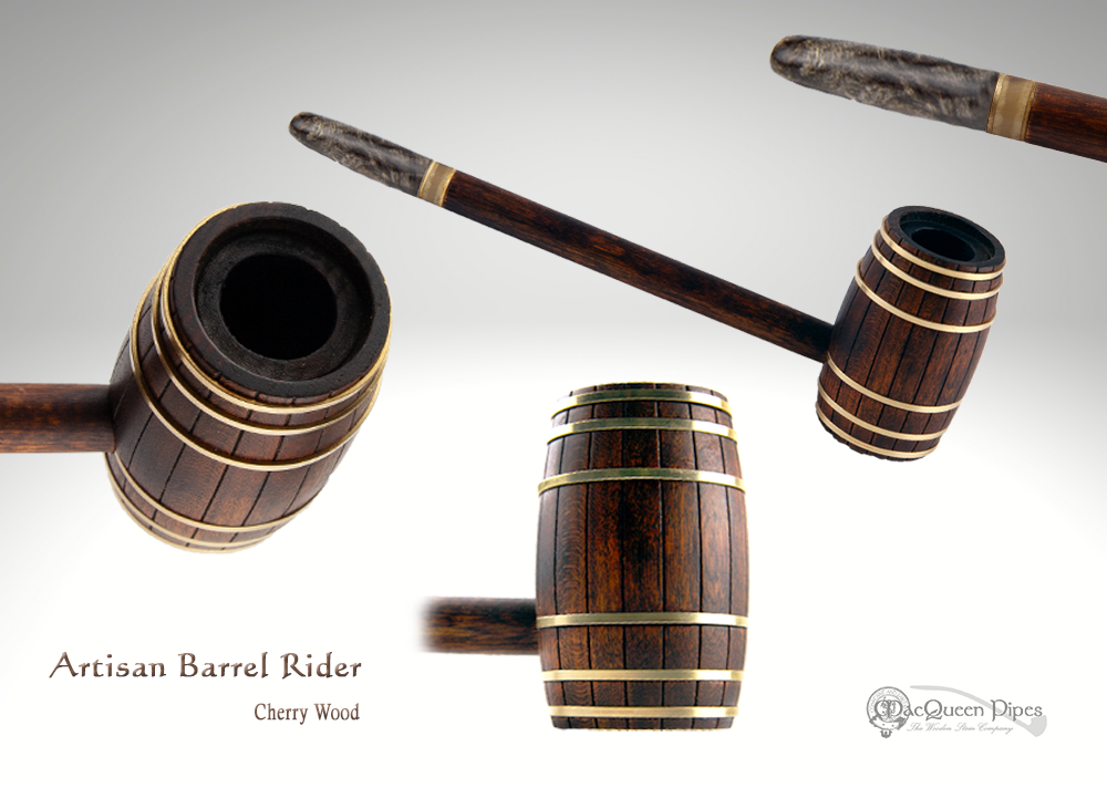 Artisan Barrel Rider - MacQueen Pipes