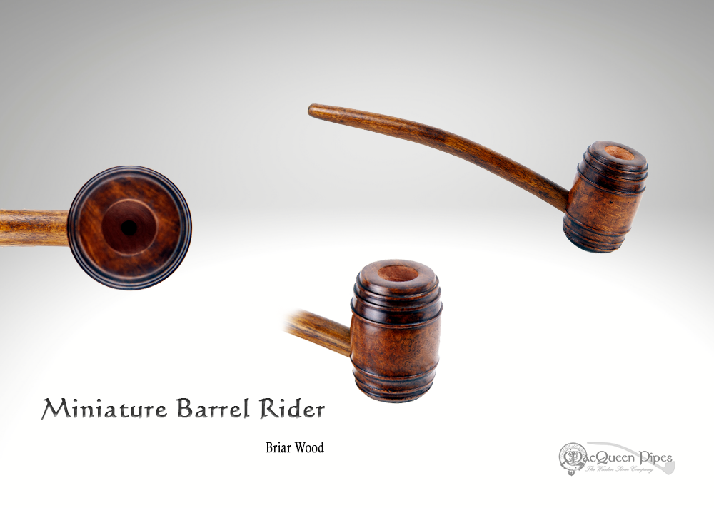 Miniature Barrel Rider - MacQueen Pipes