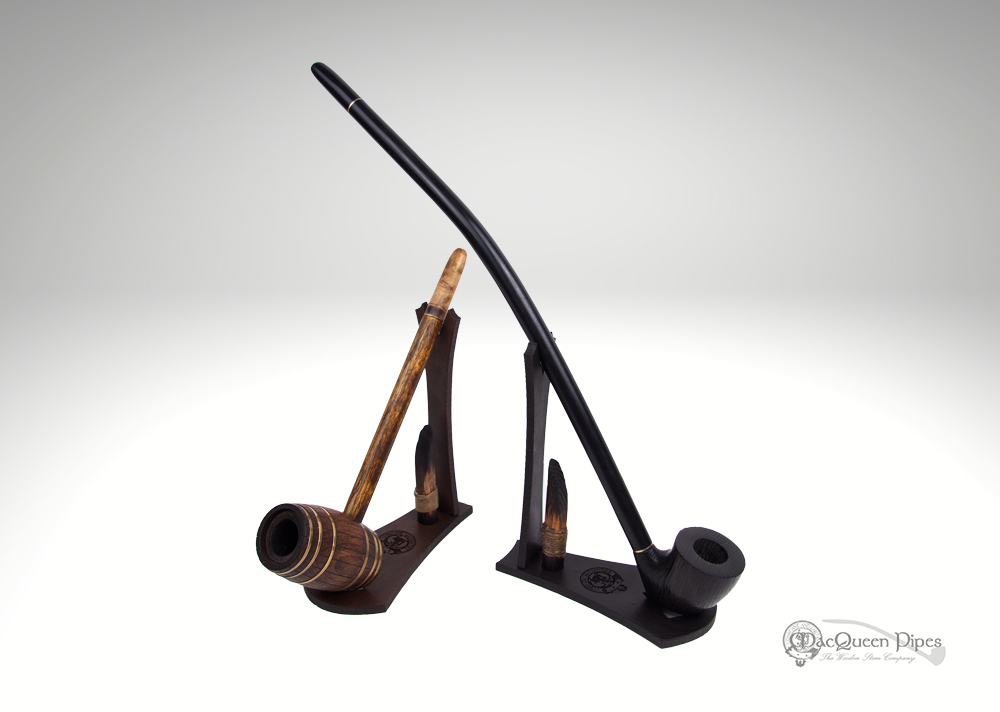 Pipe Stand & Tamper with Hemp Wick - MacQueen Pipes